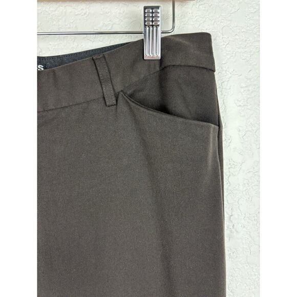 Express Editor Womens Dress Pants Sz 8R Brown Career Wear Office Work Careerwear - Picture 3 of 9